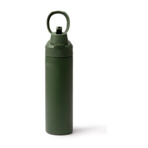 μπουκάλι θερμός με κρίκο 700ml 700ml πράσινο σκούρο_printiq.gr