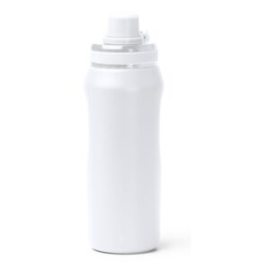 μπουκάλι νερού με λογότυπο 600ml λευκό_printiq.gr