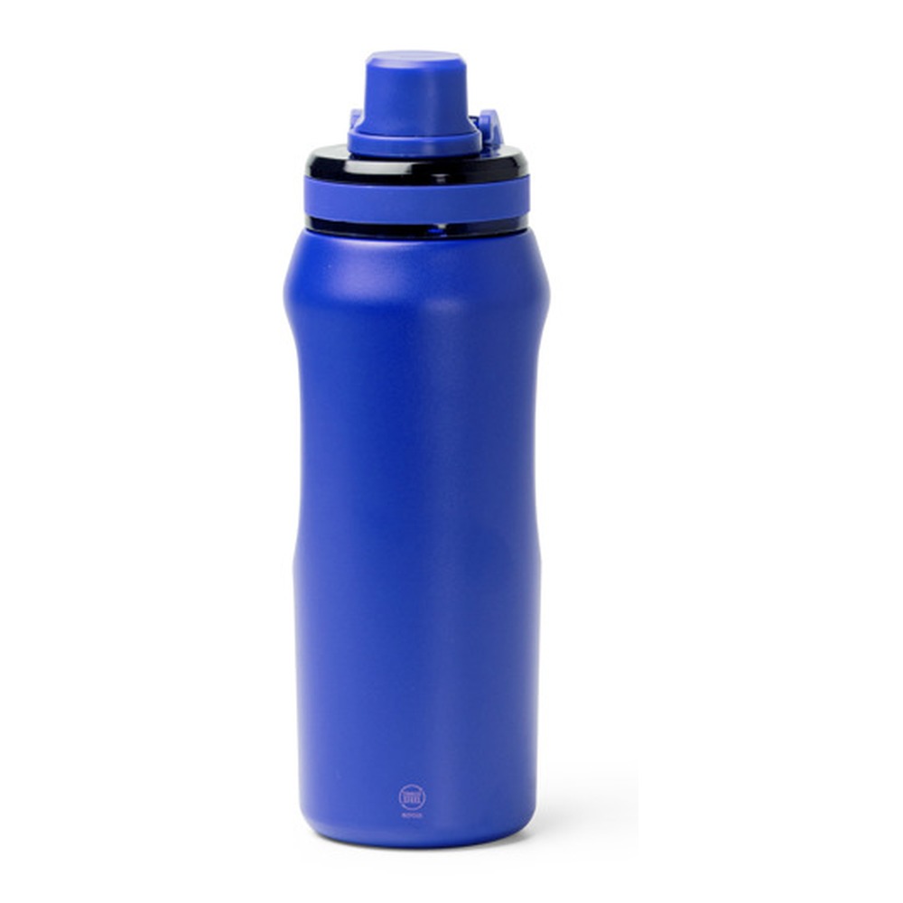 μπουκάλι νερού με λογότυπο 600ml μπλε ρουά_printiq.gr