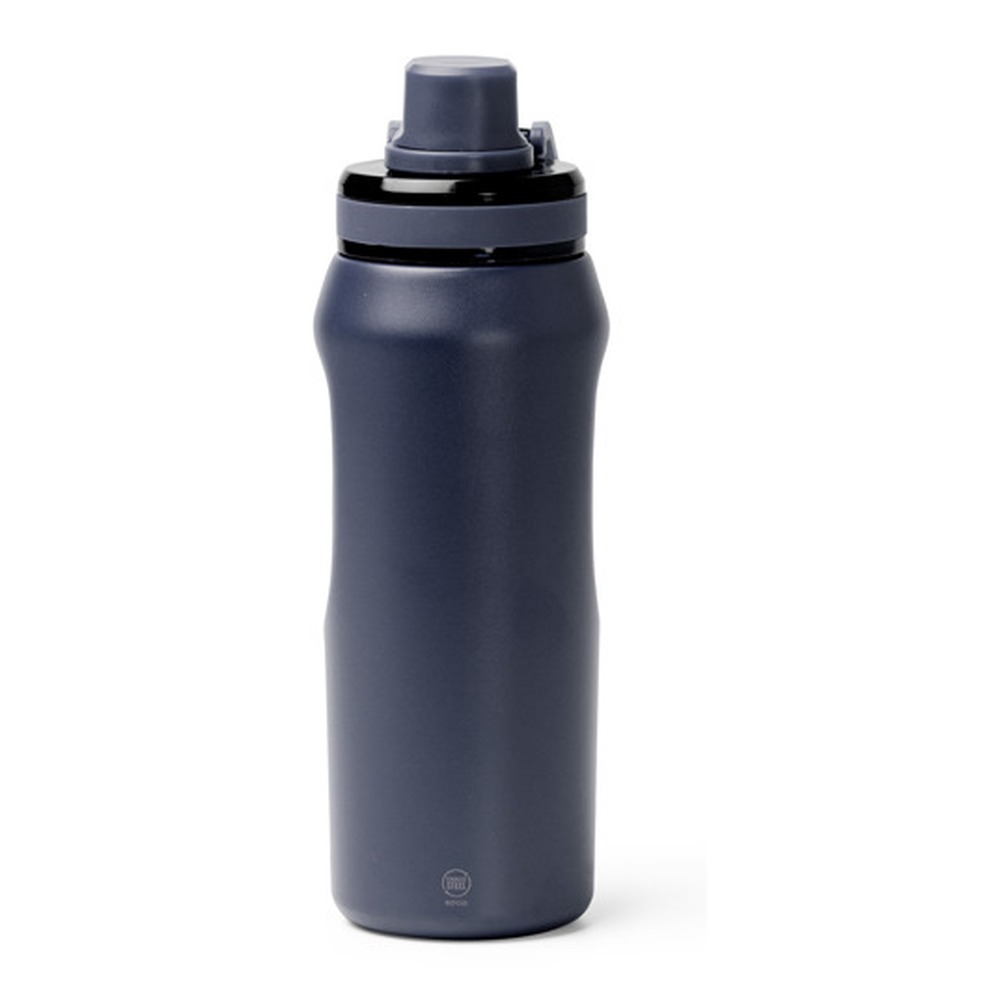 μπουκάλι νερού με λογότυπο 600ml μπλε σκούρο_printiq.gr