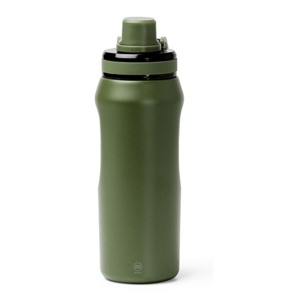μπουκάλι νερού με λογότυπο 600ml πράσινο σκούρο_printiq.gr