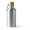 μπουκάλι νερού με λογότυπο 400ml ασημί_printiq.gr