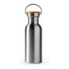 μπουκάλι νερού με λογότυπο 650ml ασημί_printiq.gr