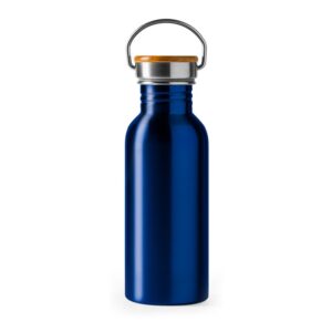 μπουκάλι νερού με λογότυπο 650ml μπλε ρουά_printiq.gr