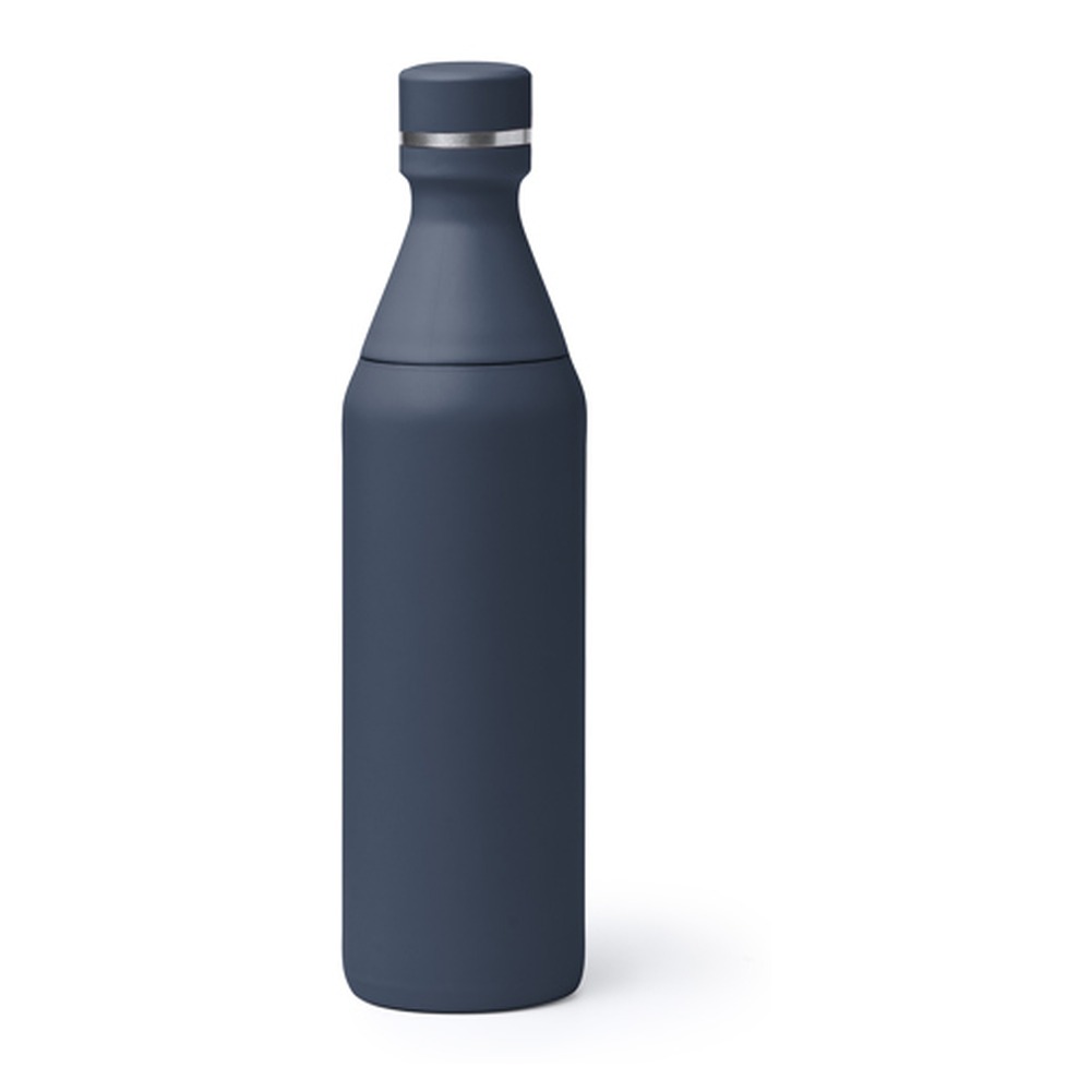 μπουκάλι νερού με λογότυπο 550ml μπλε σκούρο_printiq.gr