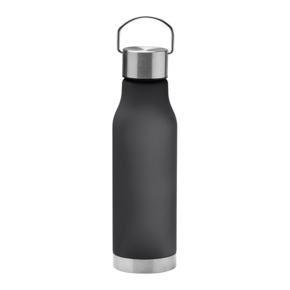 μπουκάλι νερού με λογότυπο 600ml μαύρο_printiq.gr