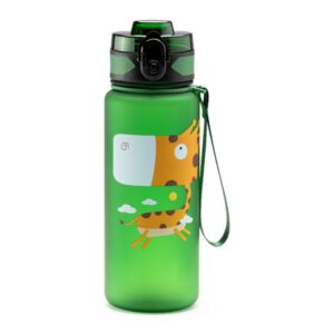 παιδικό μπουκάλι νερού με όνομα 500ml πράσινο_printiq.gr