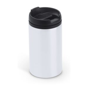 ποτήρι καφέ θερμός inox 290ml 290ml λευκό_printiq.gr