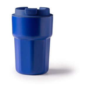 ποτήρι καφέ θερμός 350ml 350ml μπλε ρουά_printiq.gr