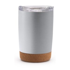 ποτήρι καφέ θερμός 380ml 380ml ασημί_printiq.gr
