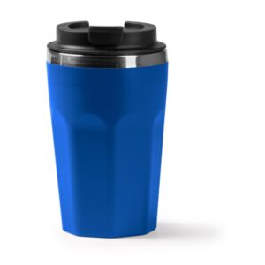 ποτήρι καφέ θερμός 400ml 400ml μπλε ρουά_printiq.gr