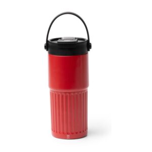 ποτήρι καφέ θερμός με χερούλι 600ml 600ml μπορντό_printiq.gr