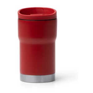 ποτήρι καφέ θερμός inox 350ml 350ml κόκκινο_printiq.gr