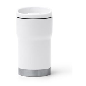 ποτήρι καφέ θερμός inox 350ml 350ml λευκό_printiq.gr