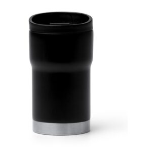 ποτήρι καφέ θερμός inox 350ml 350ml μαύρο_printiq.gr