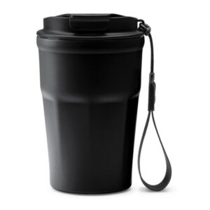 ποτήρι θερμός 350ml με λογότυπο μαύρο_printiq.gr