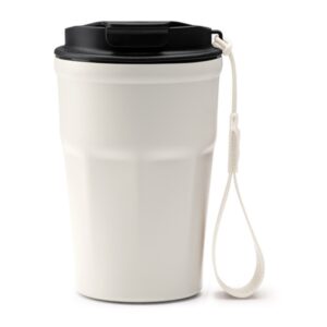 ποτήρι θερμός 350ml με λογότυπο ροζ πούδρα_printiq.gr