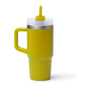 ποτήρι θερμός 400ml με εκτύπωση κίτρινο_printiq.gr