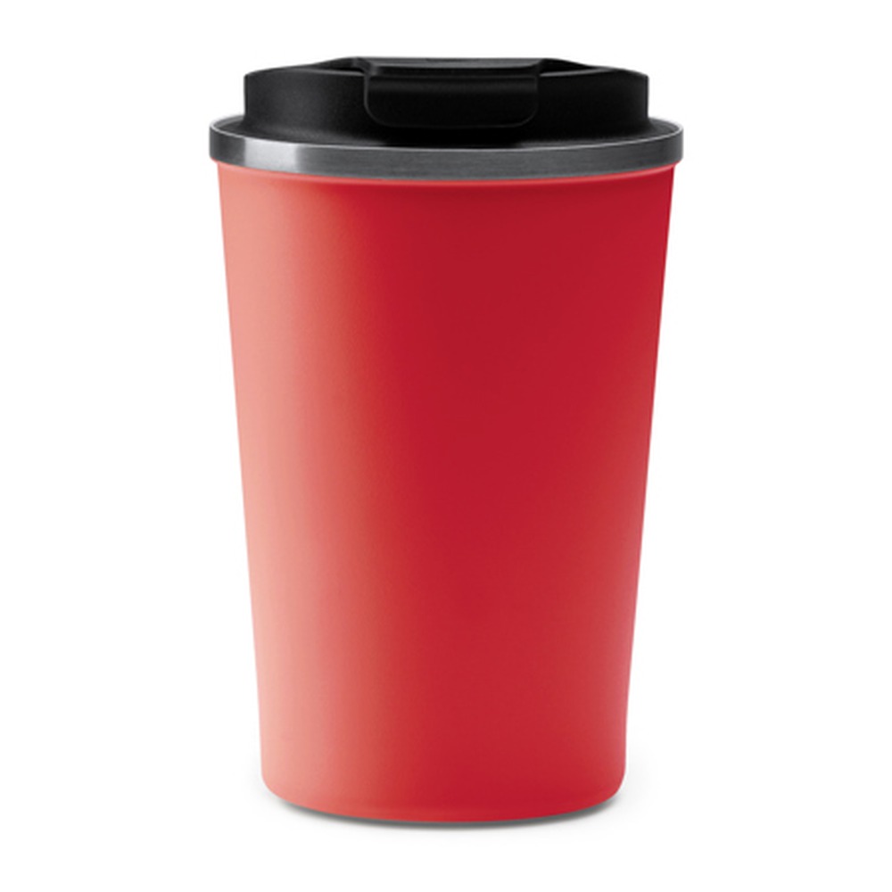 ποτήρι θερμός 400ml με καπάκι κόκκινο_printiq.gr