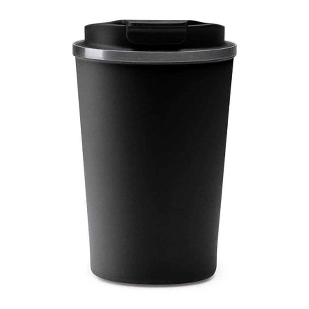ποτήρι θερμός 400ml με καπάκι μαύρο_printiq.gr