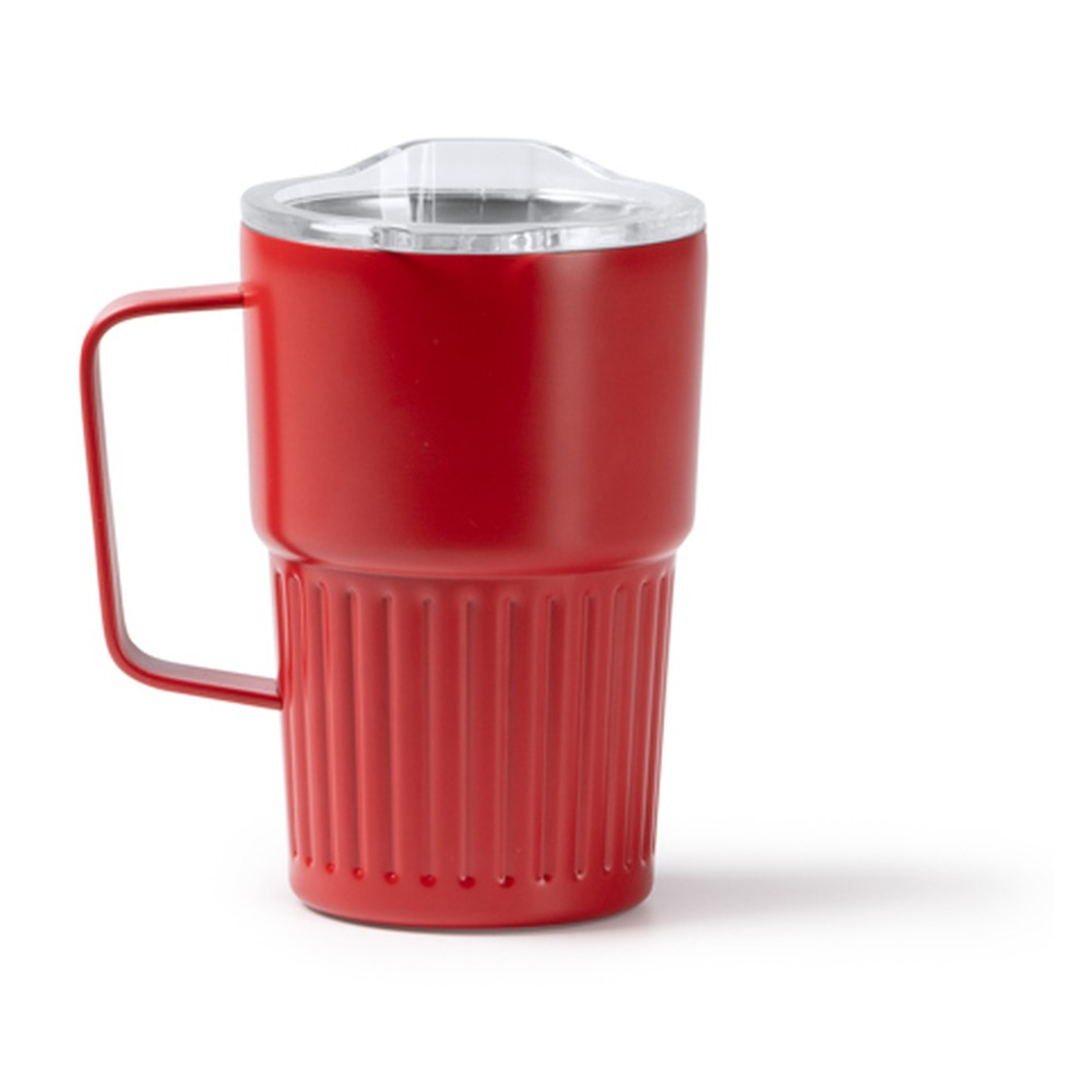 ποτήρι θερμός 450ml με εκτύπωση κόκκινο_printiq.gr