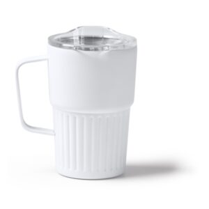 ποτήρι θερμός 450ml με εκτύπωση λευκό_printiq.gr