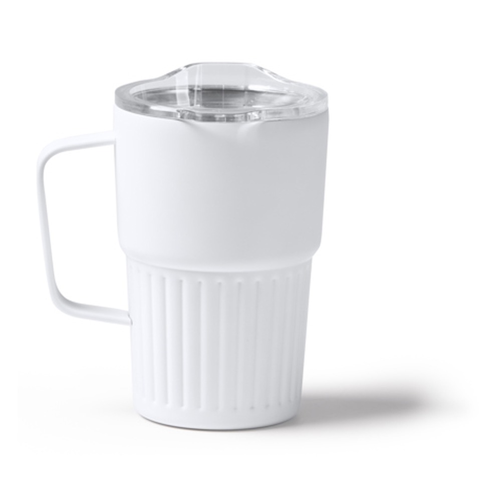 ποτήρι θερμός 450ml με εκτύπωση λευκό_printiq.gr