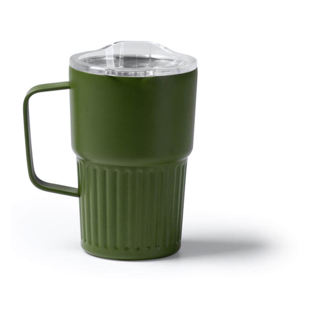 ποτήρι θερμός 450ml με εκτύπωση πράσινο σκούρο_printiq.gr