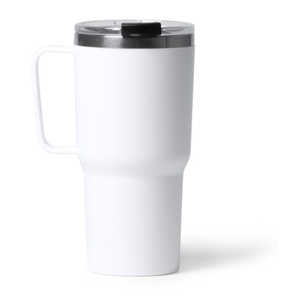 ποτήρι θερμός 500ml με μεζούρα λευκό_printiq.gr