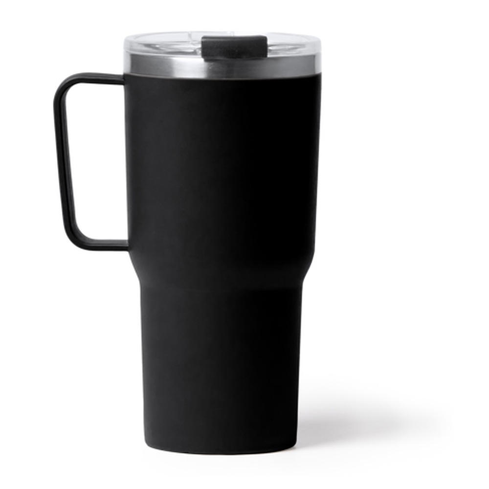 ποτήρι θερμός 500ml με μεζούρα μαύρο_printiq.gr