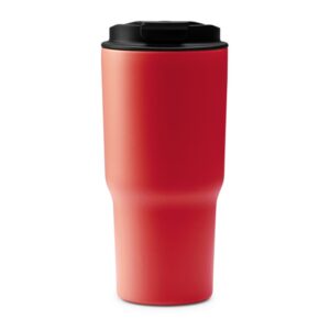 ποτήρι θερμός 600ml με εκτύπωση κόκκινο_printiq.gr