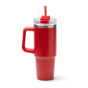 ποτήρι θερμός 870ml με εκτύπωση κόκκινο_printiq.gr