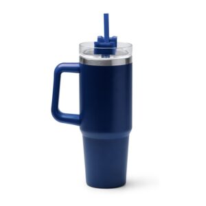 ποτήρι θερμός 870ml με εκτύπωση μπλε σκούρο_printiq.gr