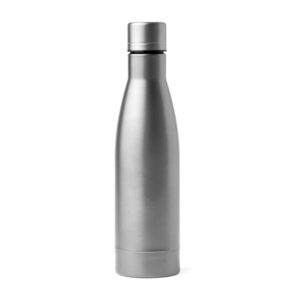 premium θερμός 500ml με όνομα 500ml ασημί_printiq.gr
