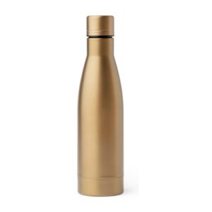 premium θερμός 500ml με όνομα 500ml χρυσό_printiq.gr