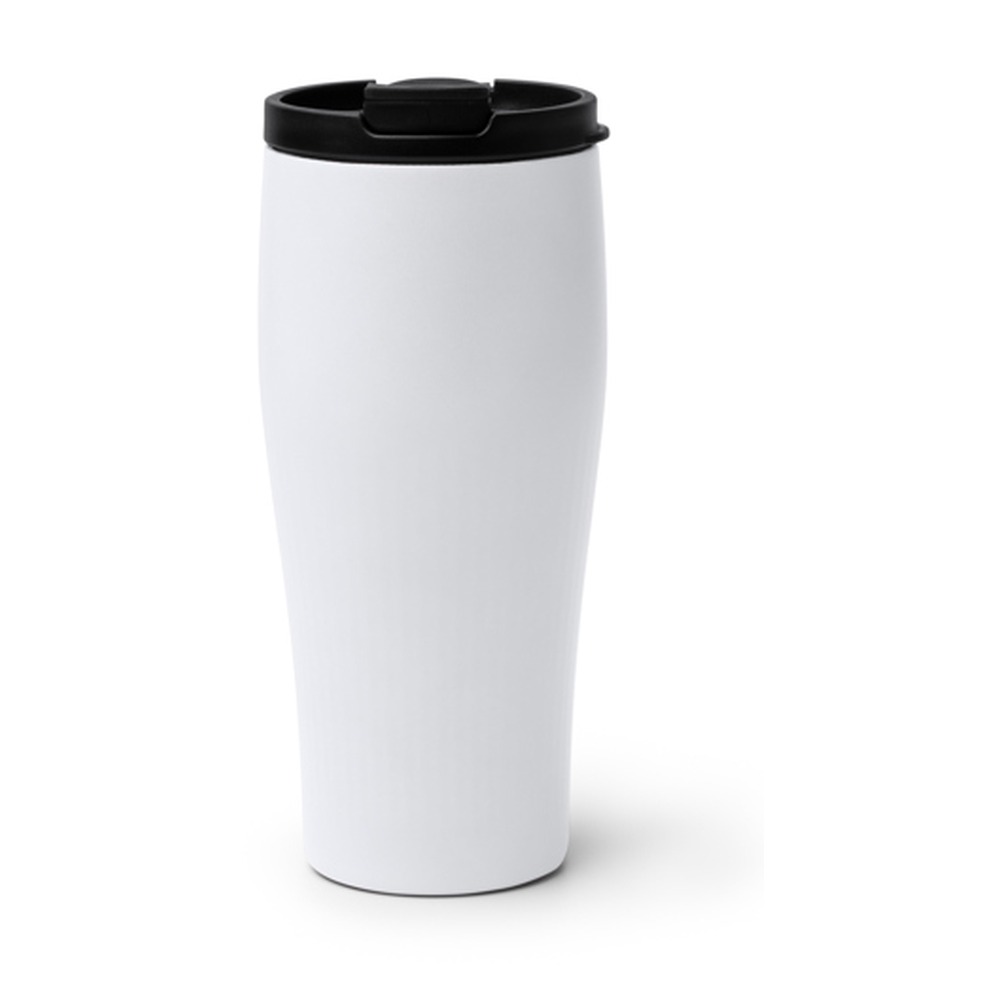 ψηλό ποτήρι καφέ θερμός 500ml 500ml λευκό_printiq.gr