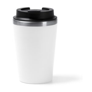 travel ποτήρι καφέ 350ml 350ml λευκό_printiq.gr