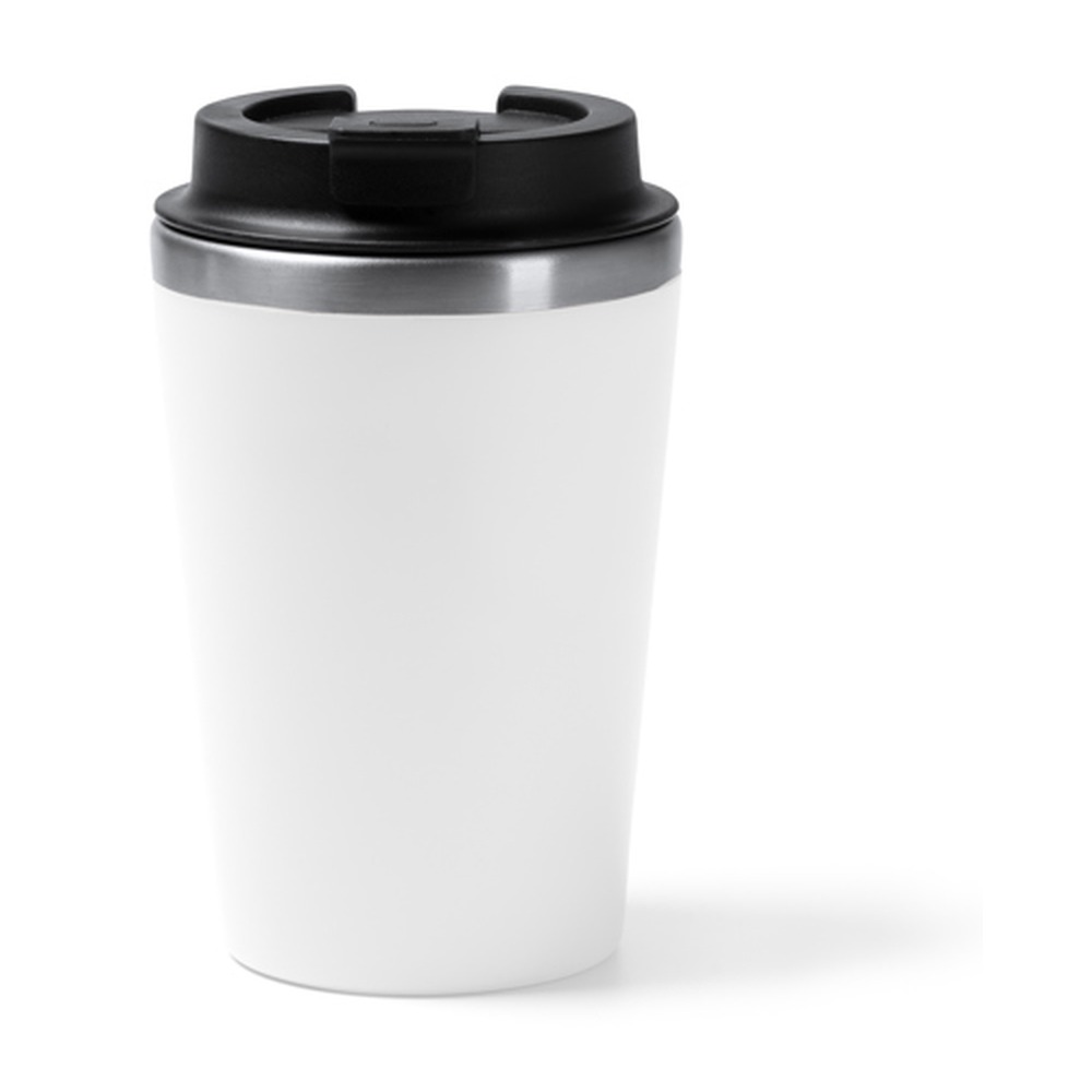 travel ποτήρι καφέ 350ml 350ml λευκό_printiq.gr
