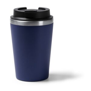 travel ποτήρι καφέ 350ml 350ml μπλε σκούρο_printiq.gr