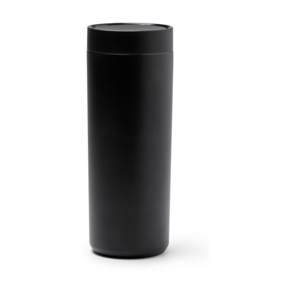 travel ποτήρι καφέ θερμός 500ml 500ml μαύρο_printiq.gr