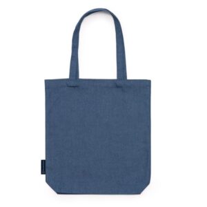 Denim τσάντα με εκτύπωση Maed μπλε τζιν_printiq.gr