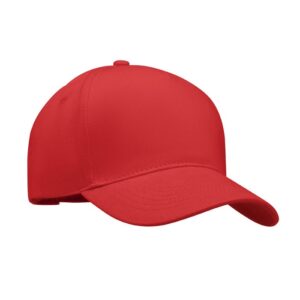Καπέλο baseball με εκτύπωση AGNIS HCAEB GNOL κόκκινο_printiq.gr