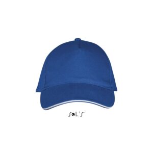 Καπέλο baseball με εκτύπωση HCAEB GNOL μπλε ρουά / λευκό_printiq.gr