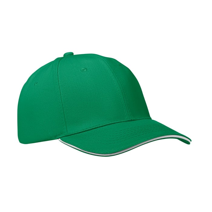 Καπέλο baseball με εκτύπωση OLAFFUB πράσινο / λευκό_printiq.gr