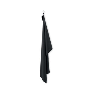 Πετσέτα γυμναστηρίου μικροϊνών 70x120cm μαύρο_printiq.gr
