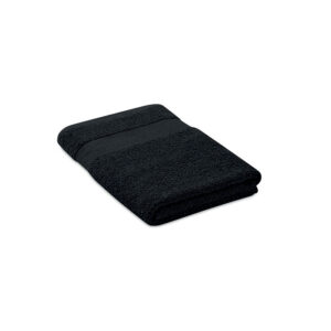 Πετσέτα με εκτύπωση οργανικό βαμβάκι 140x70cm μαύρο_printiq.gr