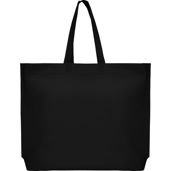 Τσάντα non woven με εκτύπωση Aes μαύρο_printiq.gr