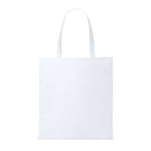 Τσάντα non woven με εκτύπωση Otim Noitamilbus λευκό_printiq.gr