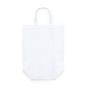 Τσάντα non woven με εκτύπωση Tekom λευκό_printiq.gr