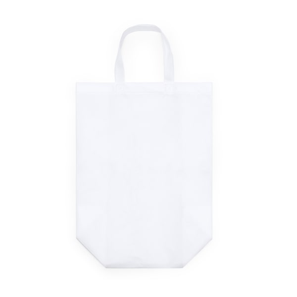 Τσάντα non woven με εκτύπωση Tekom λευκό_printiq.gr